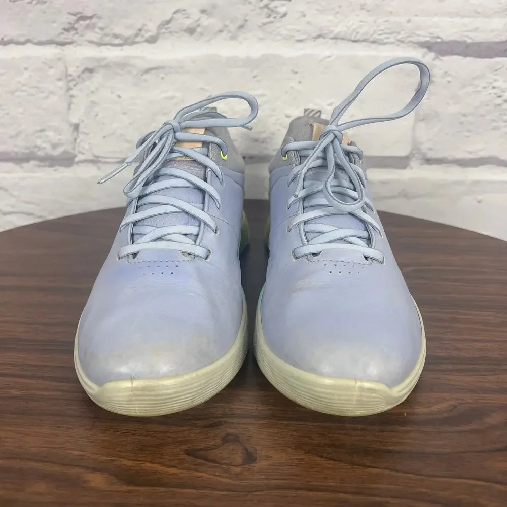 ECCO Womens 8.5 Preppy Athleisure Outdoors Leather S-Three GORE-TEX Golf Shoe